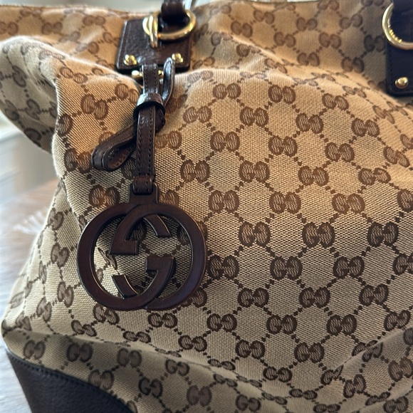 Gucci GG monogram canvas tote bag with COA - Picture 4 of 17